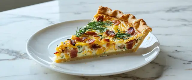 Quiche Lorraine with Dill
