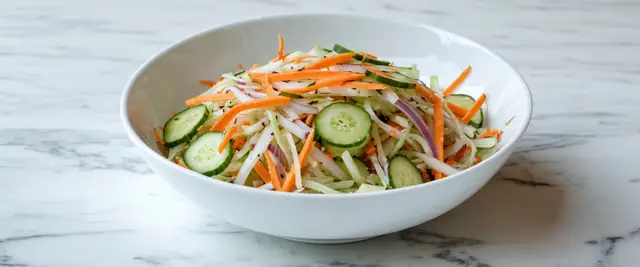Quick-Pickled Cucumber Slaw