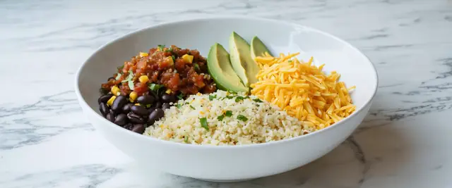 Quinoa and Black Bean Bowls with Mild Salsa