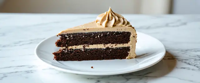 Quinoa Chocolate Cake with Peanut Butter Frosting