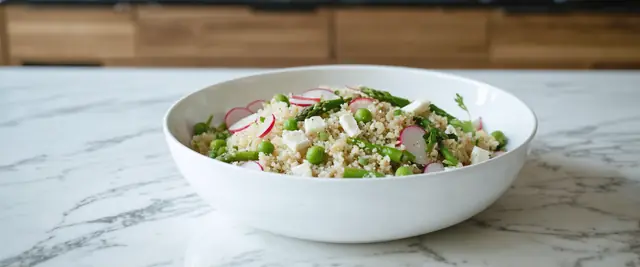 Quinoa Salad with Spring Vegetables