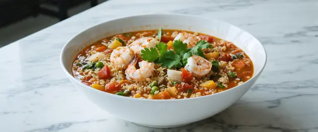 Quinoa with Seafood (Quinua Con Mariscos)