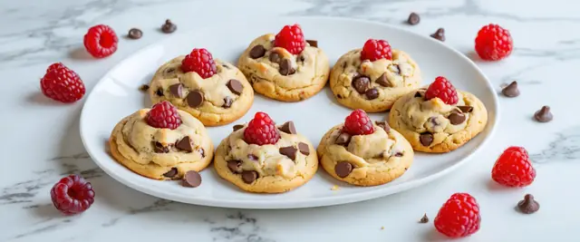 Raspberry Chocolate Chip Cookies