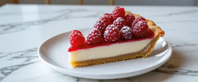 Raspberry White Chocolate Tart