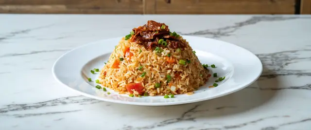 Rice with Beef Jerky (Arroz Com Charque)