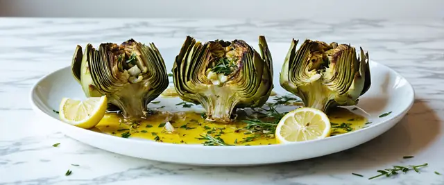 Roasted Artichokes (Aginares)
