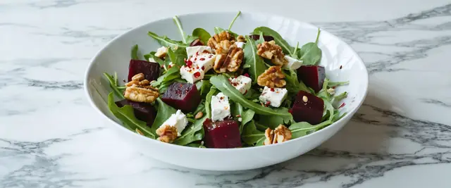 Roasted Beet and Goat Cheese Salad
