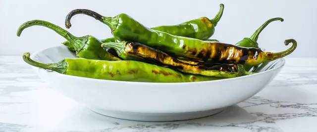 Roasted Green Chiles