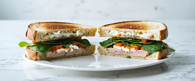 Roasted Red Pepper and Feta Turkey Burger with Spinach