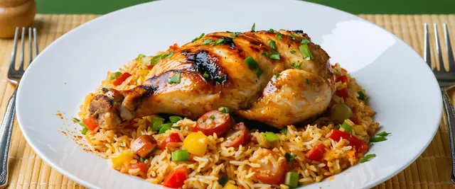 Robust One-Pot Cajun Chicken and Rice