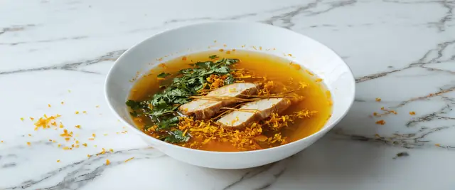 Saffron-Spiced Broth