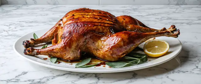 Sage and Brown Butter Roasted Duck