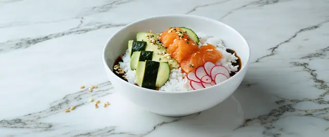 Sardine and Avocado Sushi Bowls