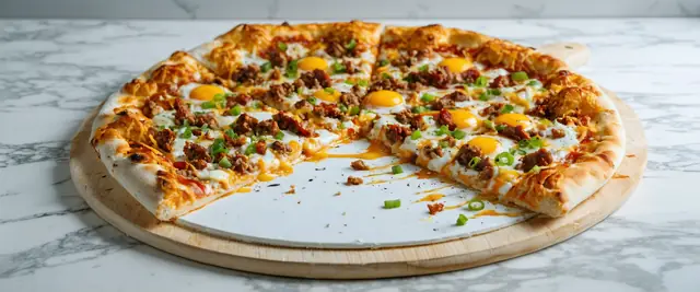 Sausage and Egg Breakfast Pizza