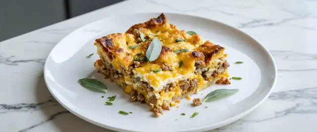 Sausage Breakfast Casserole with Sage