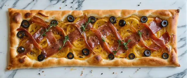 Savory Pissaladière with Caramelized Onions