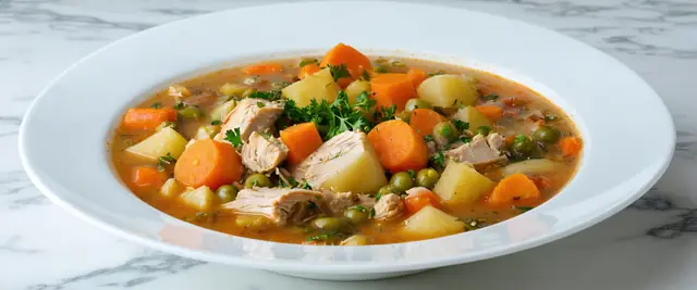 Savory Turkey and Vegetable Stew with Sage and Thyme