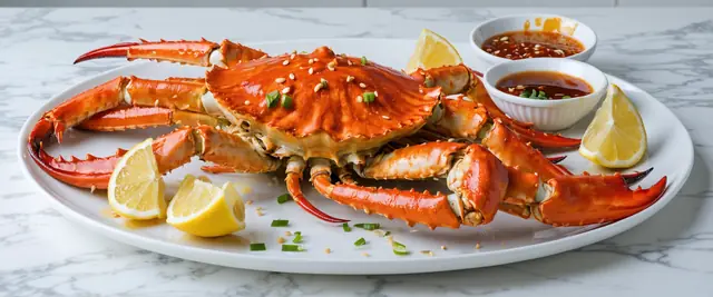Sesame Ginger Soy Crab Legs