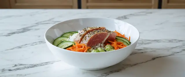 Sesame Ginger Tuna Bowl