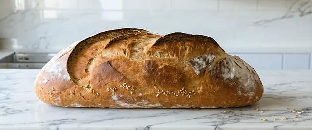 Sesame Kale Rye Bread