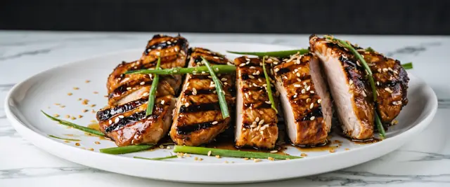 Sesame Soy Glazed Grilled Chicken