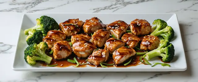 Sheet Pan Baked Teriyaki Chicken with Broccoli