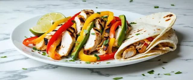 Sheet Pan Chicken and Veggie Fajitas with Bell Peppers and Onions