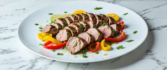 Sheet Pan Cuban Mojo Pork with Bell Peppers