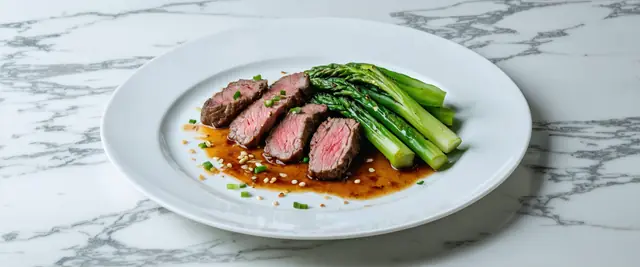 Sheet Pan Steak and Bok Choy with Lemon-Miso Butter