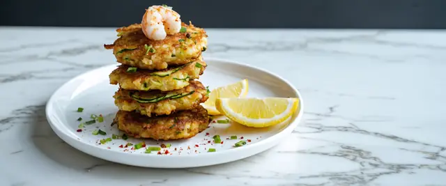 Shrimp and Zucchini Fritters