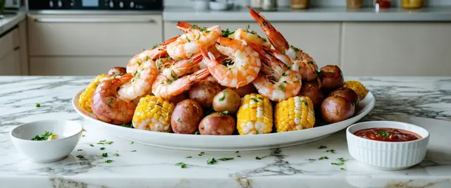 Shrimp Boil with Corn and Potatoes