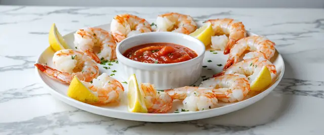 Shrimp Cocktail with Homemade Zesty Sauce