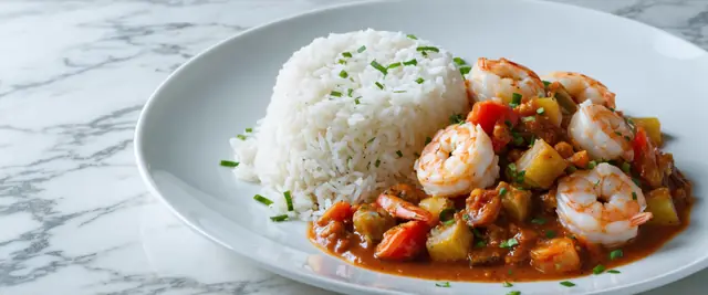 Shrimp Étouffée with Sun-Dried Tomatoes and Tarragon