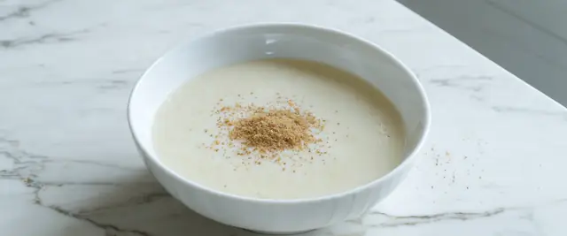Silky Cauliflower Velouté with Nutmeg Dust