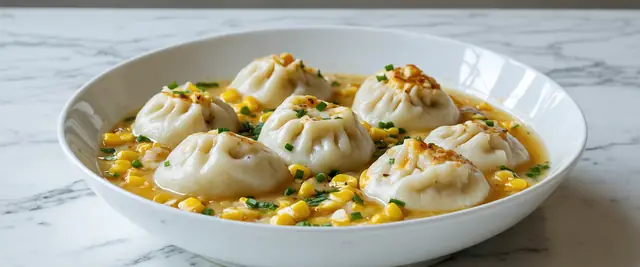Simple Cheese and Corn Dumplings