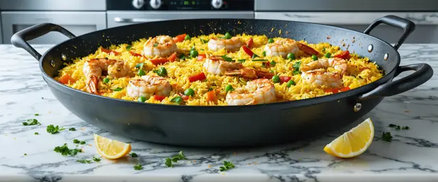 Sizzling Spanish Paella with Chorizo
