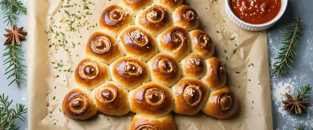 Skip Therapy and Tear into This Pull-Apart Christmas Tree Bread Instead