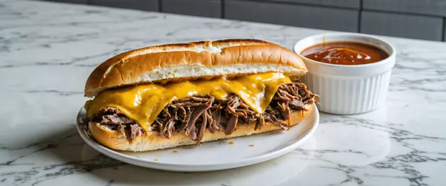 Slow Cooker French Dip Sandwiches
