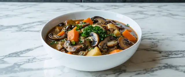 Slow Cooker Vegan Mushroom Stew