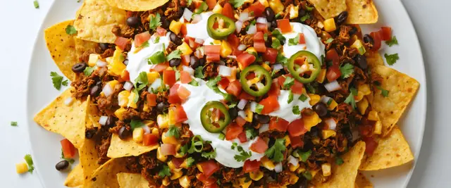 Southwestern BBQ Beef Nachos