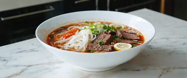 Spicy Beef Noodle Soup (Bún Bò Huế)