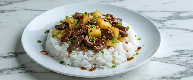 Spicy Bulgogi Korean BBQ with Pineapple