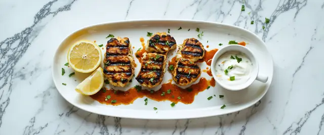 Spicy Harissa Grilled Cauliflower