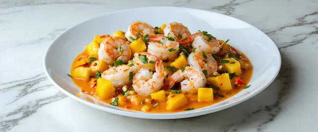 Spicy Mango Tango Prawns
