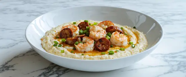 Spicy One-Pot Cajun Shrimp and Grits