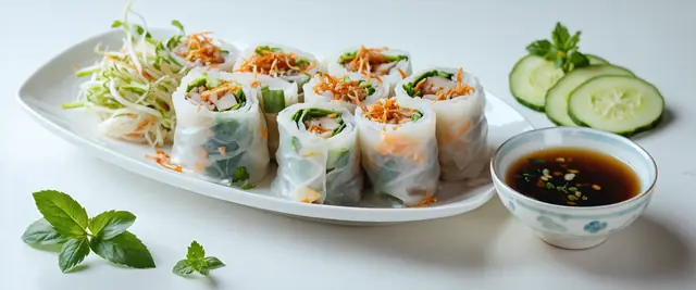 Steamed Rice Rolls (Bánh Cuốn)