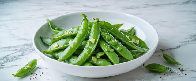 Steamed Snow Peas