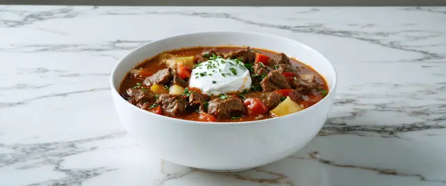 Stewed Beef (Pörkölt)