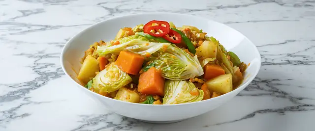 Stewed Cabbage (Tikil Gomen)