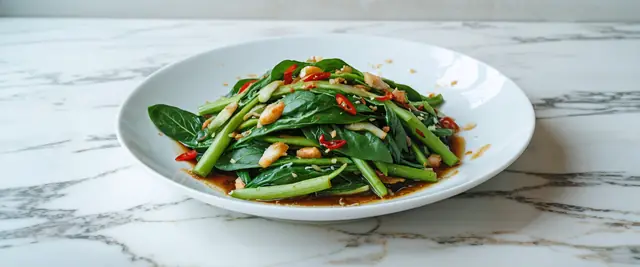 Stir-Fried Water Spinach (Tumis Kangkung)
